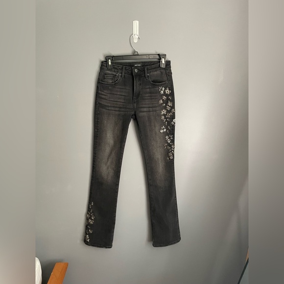 Driftwood Kelly Embroidered Bootcut Jeans Size 25x33 - Picture 2 of 5